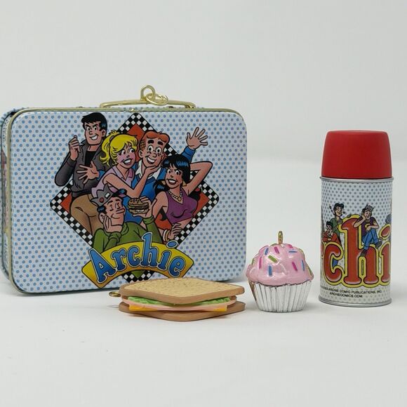 Other - Vintage Archie Lunch Box Ornament Carlton Cards 2003 NIB Complete Set